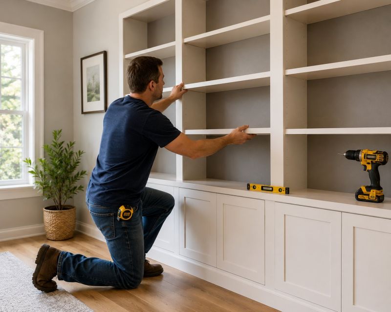 Bookcase Installation in Durham, NC
