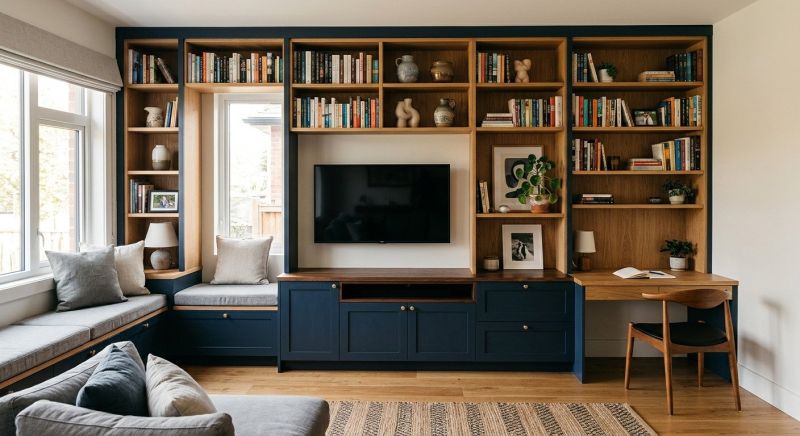 Built In Tv Cabinetry in Fairfax, VA